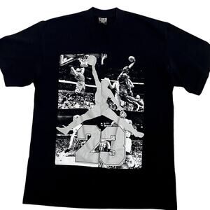 Vintage Dream USA Chicago Bulls‎ T-Shirt Mens 2XL Black 23 Jordan Silhouette